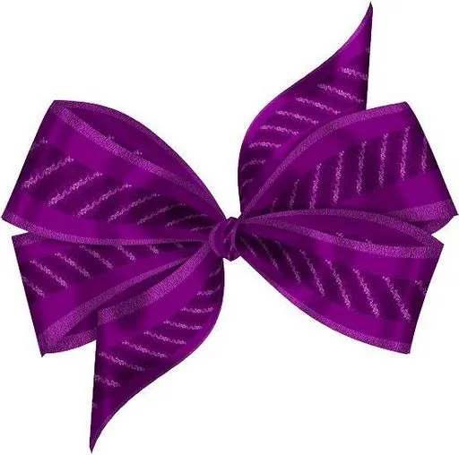 Lazo de color morado