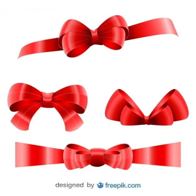 Lazos grandes de Navidad rojos en conjunto | Descargar Vectores gratis Lazos grandes de Navidad rojos en conjunto | Descargar Vectores gratis