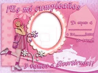 ... LAZY TOWN:INVITACION DE CUMPLEAÑOS DE STEPHANIE : COSAS PARA NIÑOS ... LAZY TOWN:INVITACION DE CUMPLEAÑOS DE STEPHANIE : COSAS PARA NIÑOS