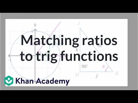 Learn Matching ratios to trig functions | Trig problems on the ...