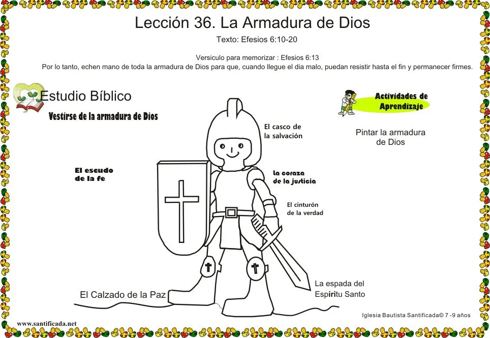 Leccion 36 La Armadura de Dios | Iglesia de Niños Leccion 36 La Armadura de Dios | Iglesia de Niños
