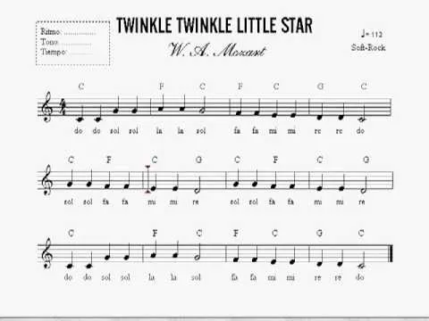 Partituras de estrellita donde estas para violin de suzuki - Imagui