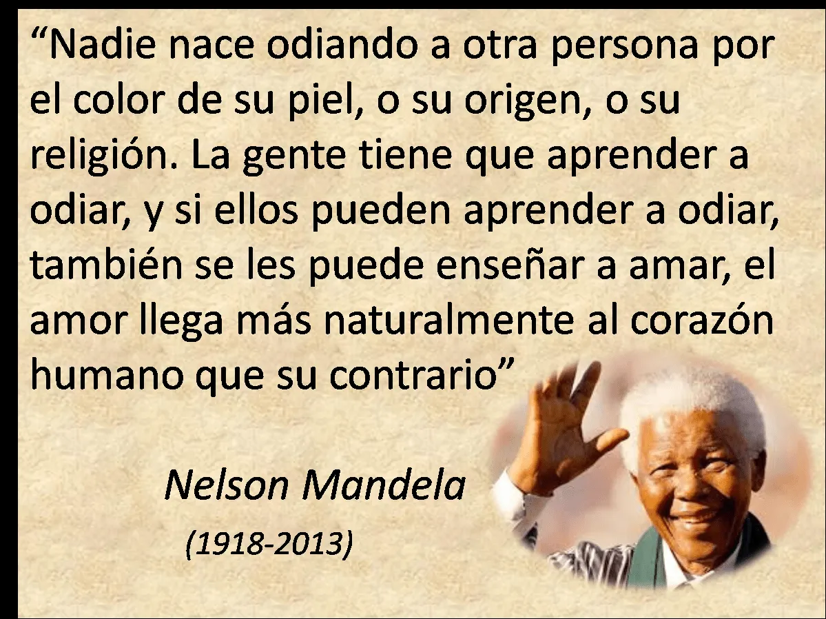 Lecciones para amar: Frase célebre sobre el amor de Nelson Mandela