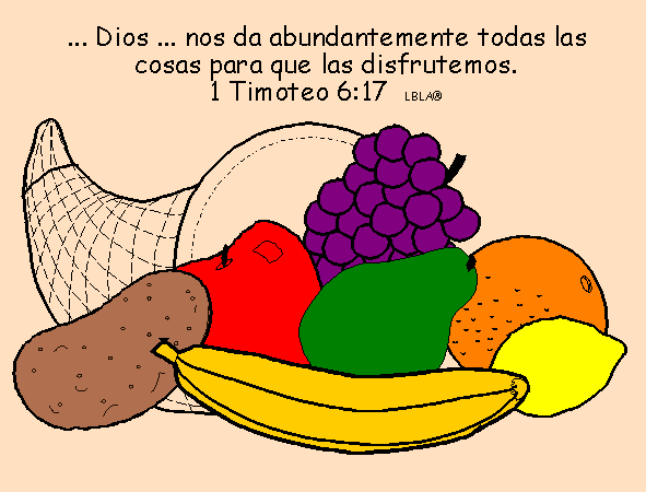 Lecciones bíblicas para niños - cornucopia