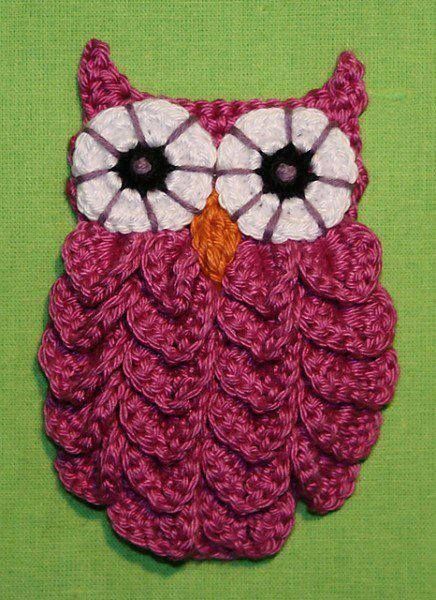 Lechuza en punto cocodrilo | Todo crochet | Pinterest Lechuza en punto cocodrilo | Todo crochet | Pinterest