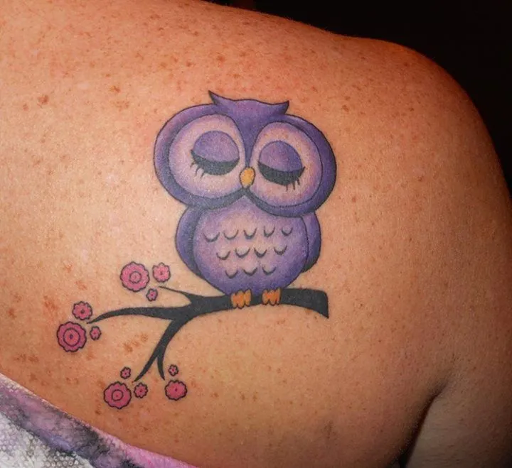 lechuza - Tatuajes para Mujeres
