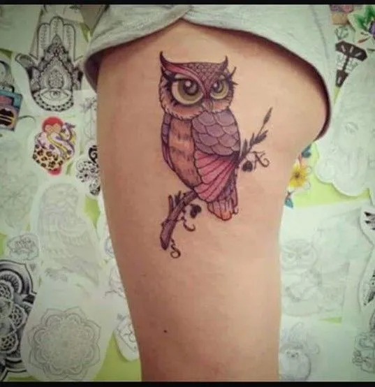 lechuza - Tatuajes para Mujeres