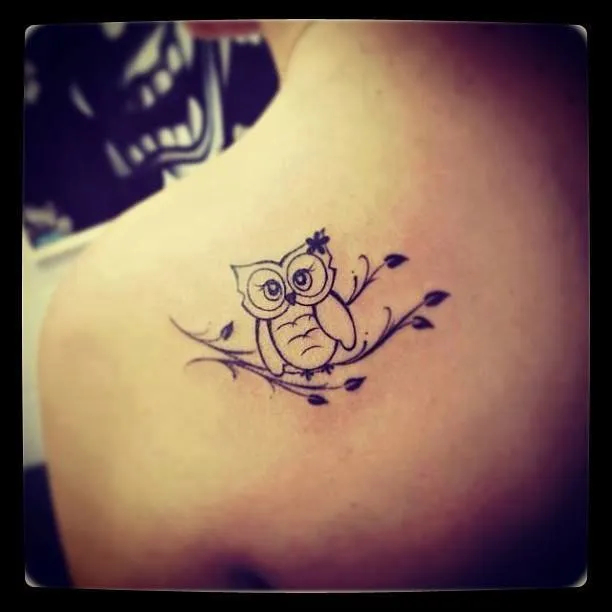 lechuza - Tatuajes para Mujeres