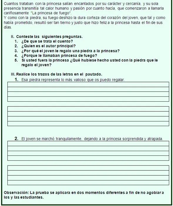 Lectoescritura en los y las estudiantes de sexto grado de la ... Lectoescritura en los y las estudiantes de sexto grado de la ...
