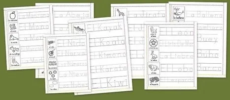 Lectoescritura con las letras del abecedario. S... Lectoescritura con las letras del abecedario. S...