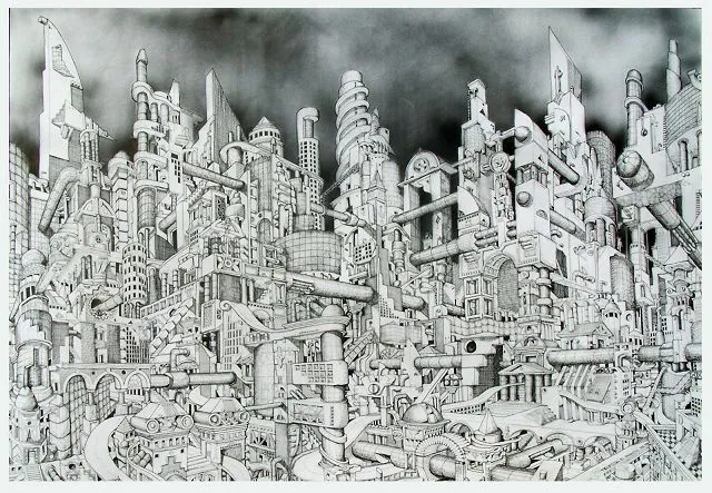 Dibujos ciudades - Imagui