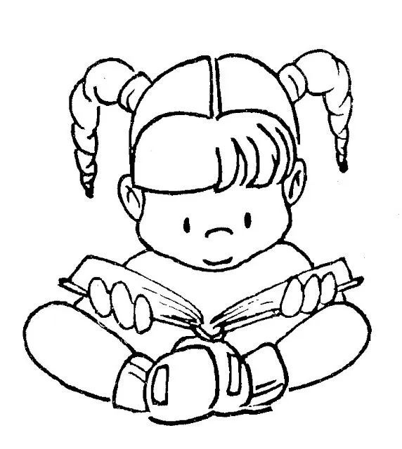 La lectura para colorear - Imagui