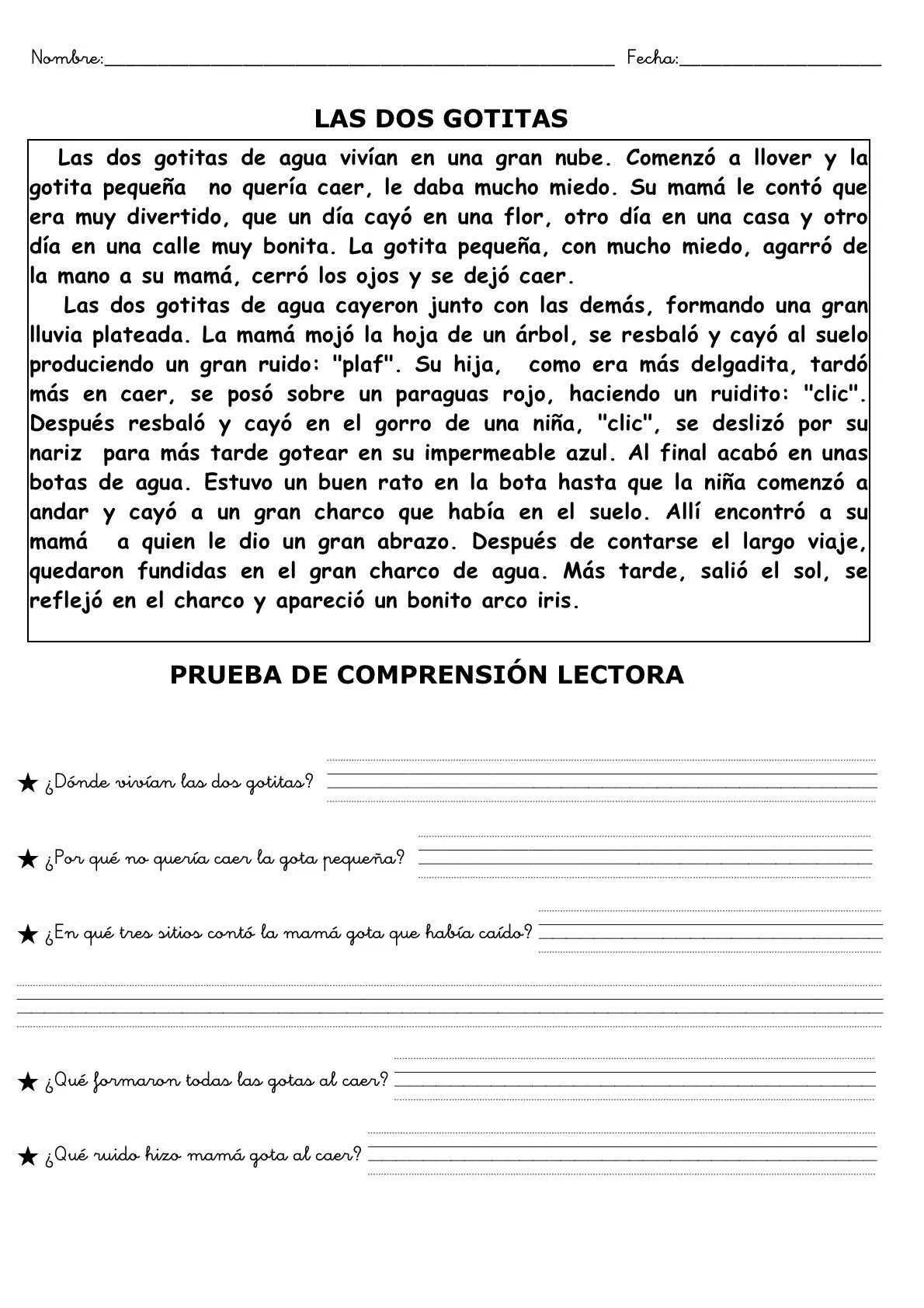 Lectura comprensiva | ¡Todos al ratón! | Página 2 Lectura comprensiva | ¡Todos al ratón! | Página 2