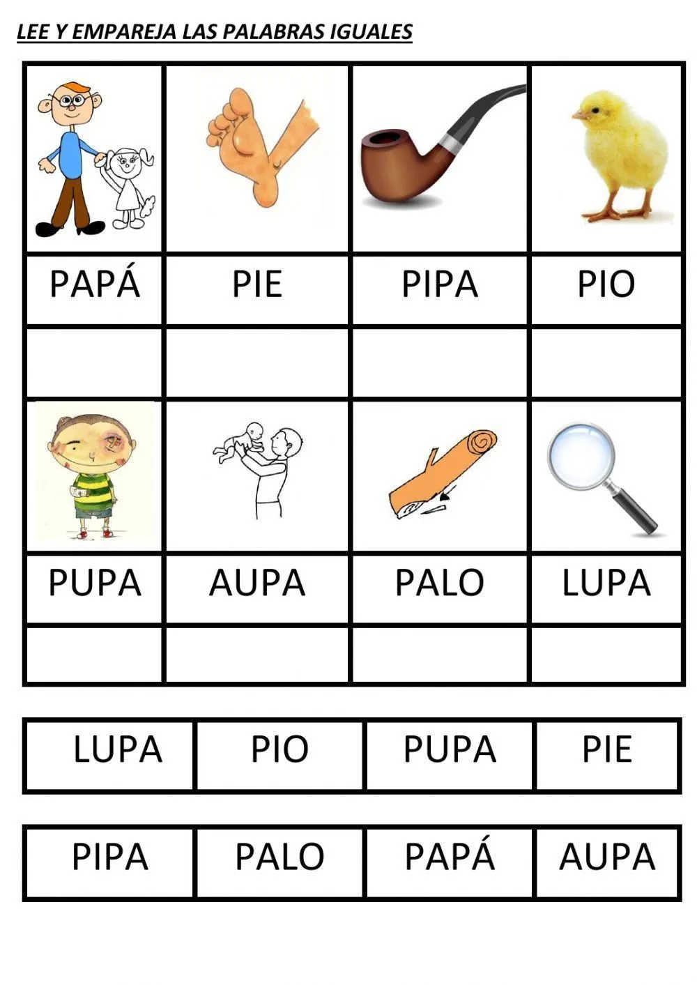 Lectura global letra p worksheet | Live Worksheets Lectura global letra p worksheet | Live Worksheets