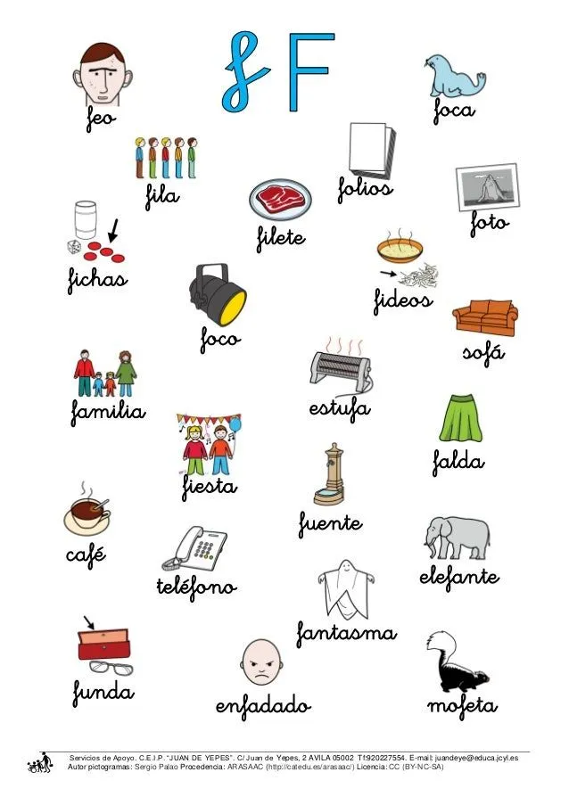 lecturas letra F lecturas letra F