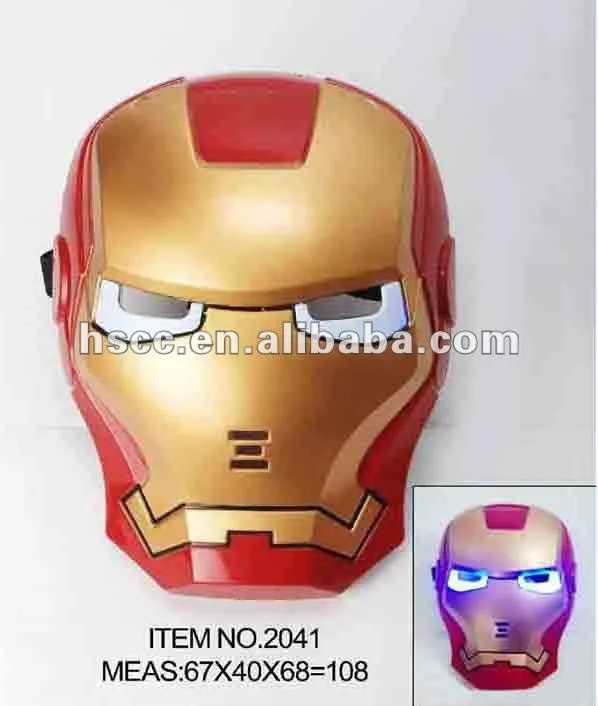 Led light party masque iron man masque-Masques de déguisement-Id ...