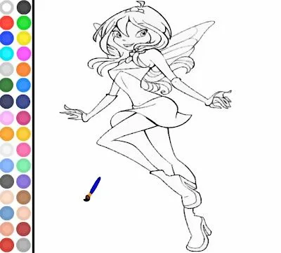 Leer, aprender, estudiar o imprimir Juego de colorear hada Winx para ... Leer, aprender, estudiar o imprimir Juego de colorear hada Winx para ...