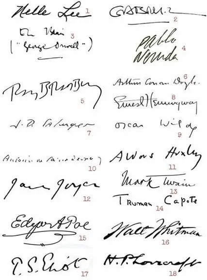 Antes de Leer: Puño y letra: firmas de l...