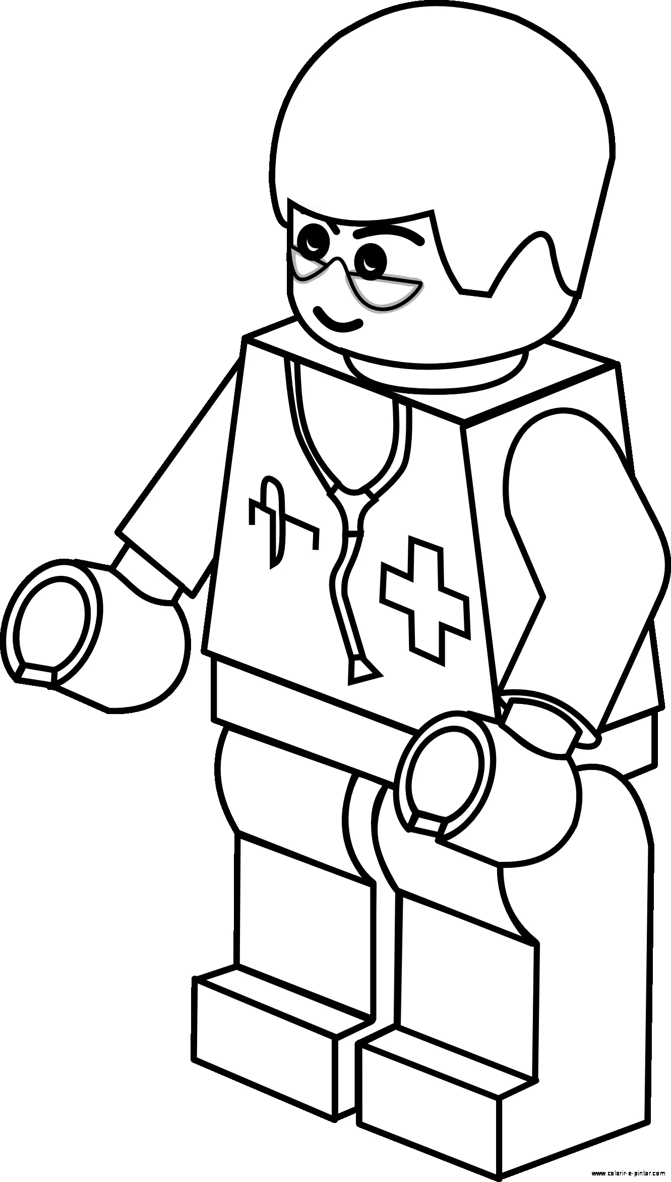 Lego City – desenhos para pintar, imprimir e colorir » Desenhos ...
