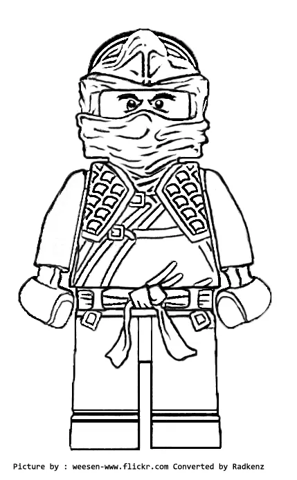 LEGO NINJAGO COLORING PAGES OF COLE Coloriage