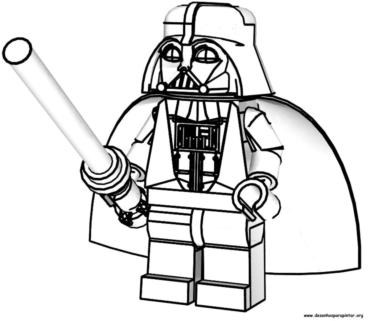 Lego Star Wars – desenhos para colorir, pintar e imprimir do Lego ...