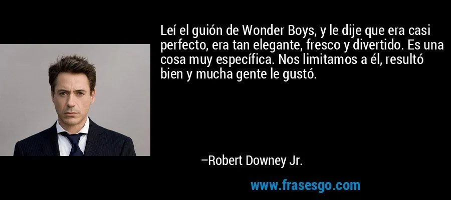Frases robert downey jr - Imagui