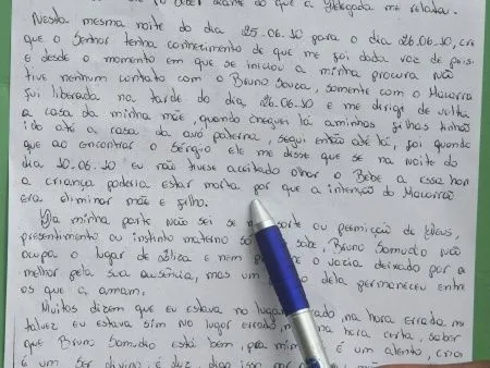 Leia a íntegra da carta da ex-mulher do Bruno sobre o caso Eliza ...
