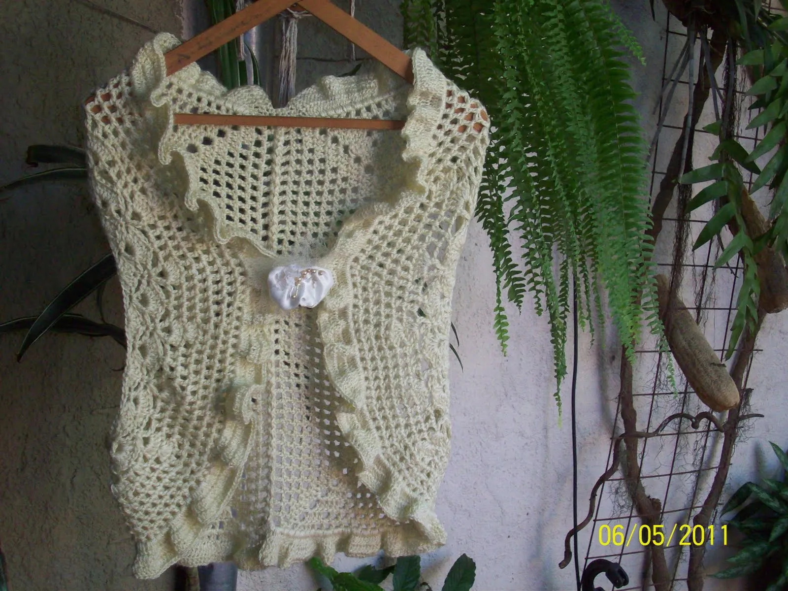 LelaMagdalena: BOLERO DE FIESTA versión crochet !!! LelaMagdalena: BOLERO DE FIESTA versión crochet !!!