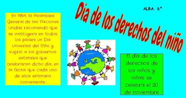 Lemas sobre los derechos del niño - Imagui
