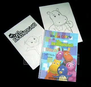  ... LEMBRANÇAS PARA FESTAS INFANTIS: BACKYARDIGANS - caderno colorir 2