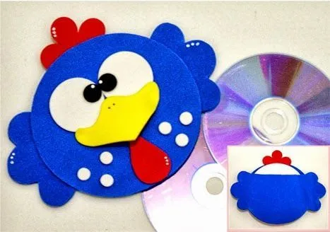 lembrancinha dia das crianças Porta CD da galinha pintadinha ...