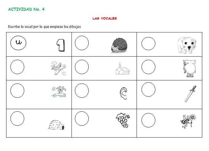 Imagenes ejercicios para la lectoescritura en preescolar - Imagui