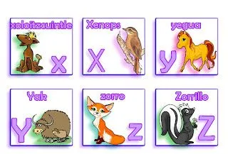 El Lenguaje de los Niños: Lotería de Letras y animales.