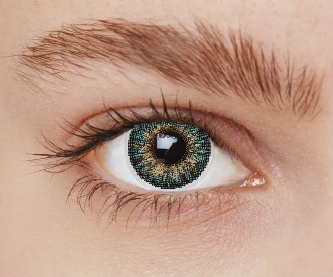 Lentes de contacto gris tricolor - Imagui