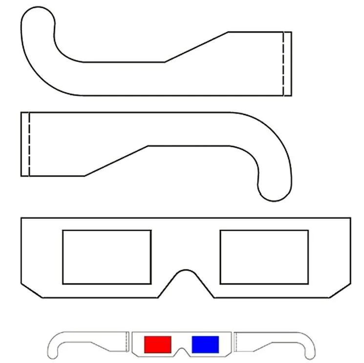 Como hacer lentes o gafas 3D ~ Solountip.com