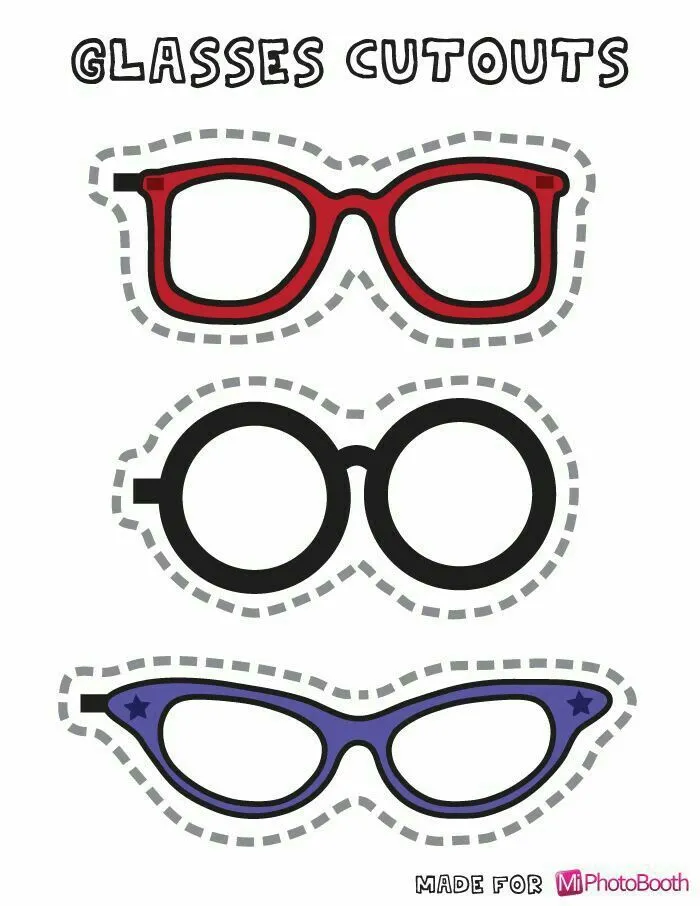 Lentes o gafas recortables para tus fiestas fotos eventos y más | Letreros  divertidos para fiestas, Fotos de fiesta, Letreros para fiesta