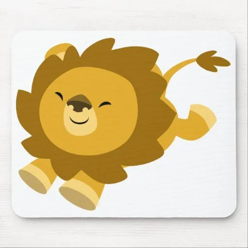 León extático lindo Mousepad del dibujo animado Tapete De Raton ... León extático lindo Mousepad del dibujo animado Tapete De Raton ...