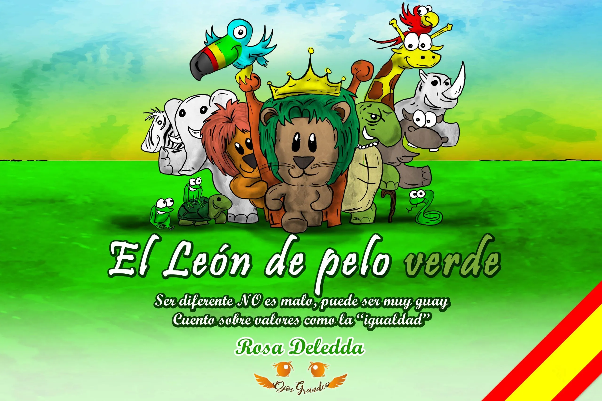 El León de pelo verde – Cuento sobre valores como “la igualdad” – Ojos grandes El León de pelo verde – Cuento sobre valores como “la igualdad” – Ojos grandes