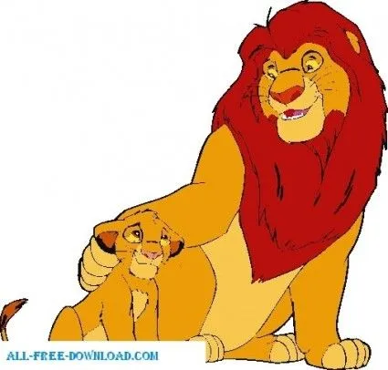 El León Rey Group005-dibujos Animados Del Vector-vector Libre ... El León Rey Group005-dibujos Animados Del Vector-vector Libre ...