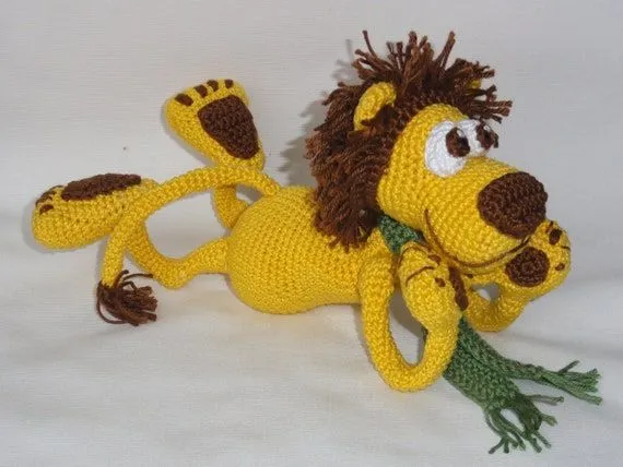 Amigurumi Crochet Pattern Leon the Lion by IlDikko on Etsy