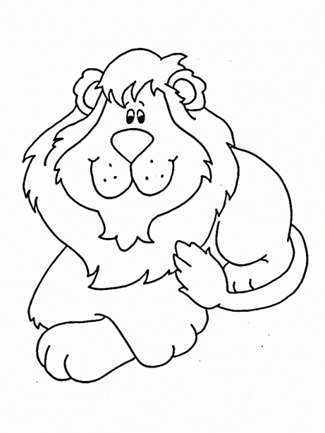 Leoncito para dibujar tiernos - Imagui