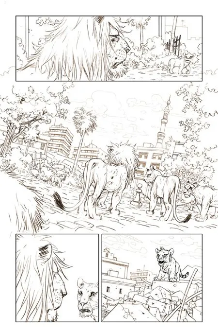 Los Leones de Bagdad: Una fábula adulta - Zona Negativa Los Leones de Bagdad: Una fábula adulta - Zona Negativa