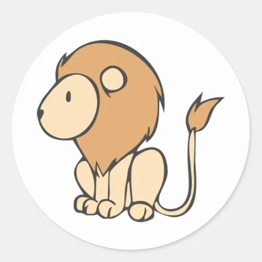 Leones bebés animados - Imagui