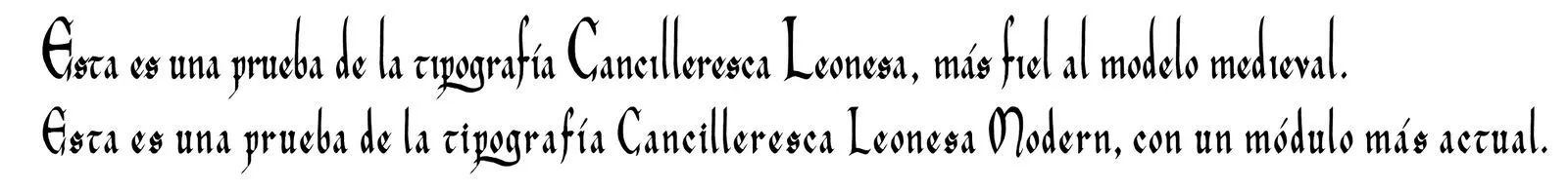 LEONESA CANCILLERESCA: UNA NUEVA TIPOGRAFÍA MEDIEVAL PARA EL 1100 ...