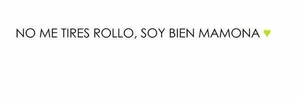 ღLesdy Minnie Treviღ on Twitter: "No me tires rollo, soy bien ... ღLesdy Minnie Treviღ on Twitter: "No me tires rollo, soy bien ...