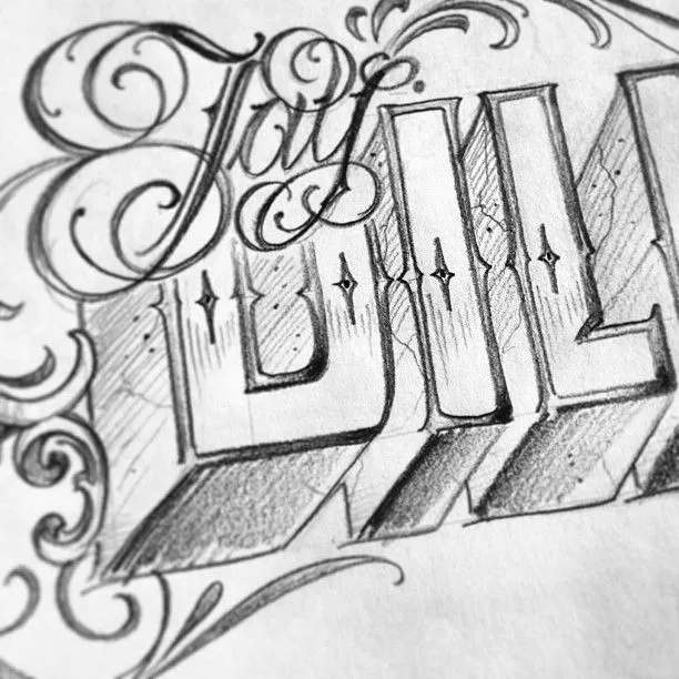 Let's talk about letters – The Sketchbook, by Posk. | Chic &amp; Curious