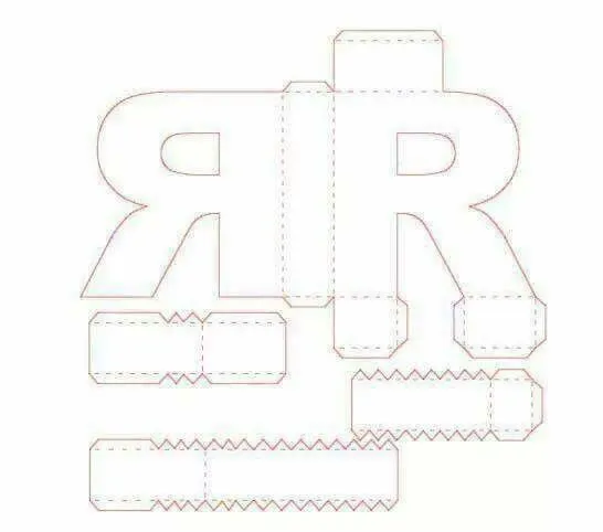 Letra 3d | Moldes | Pinterest