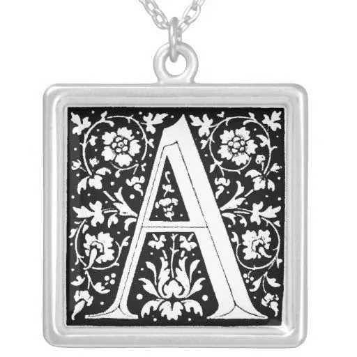 Letra del alfabeto de la flor del renacimiento un de Zazzle.