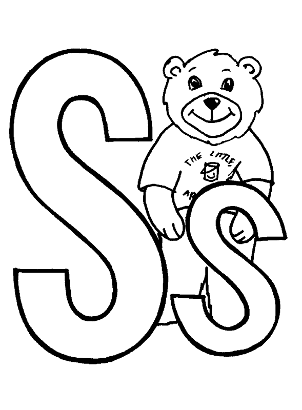 Dibujos para colorear de Letras de osito, Alfabetos, Plantillas ... Dibujos para colorear de Letras de osito, Alfabetos, Plantillas ...