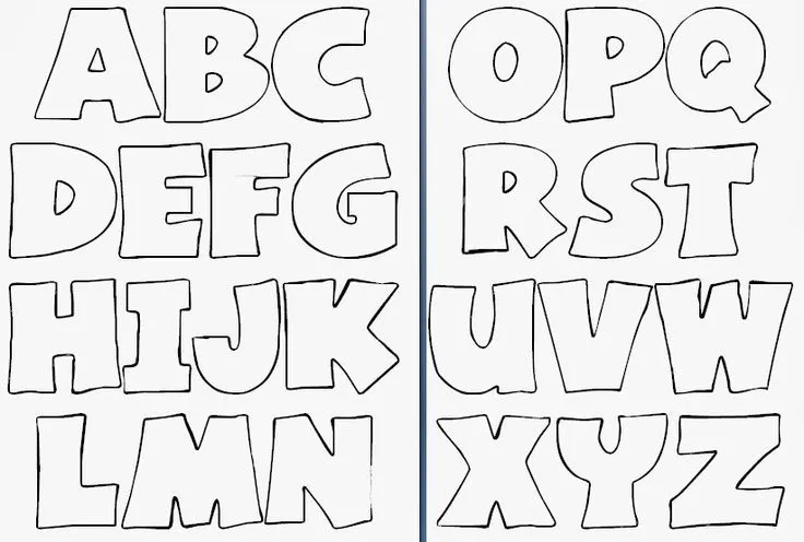 letra decorativa para carteleras - Buscar con Google | FOMY ...